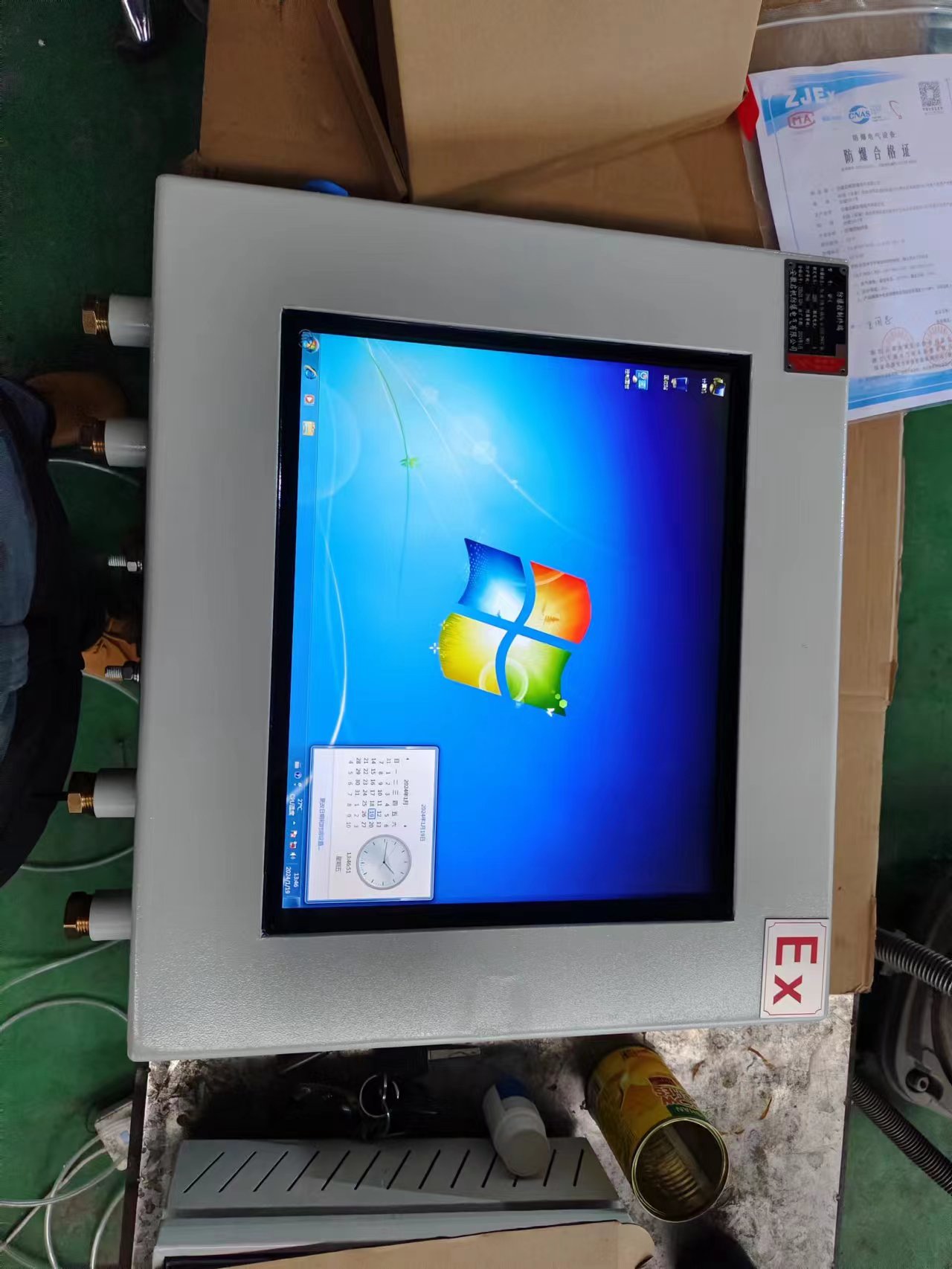 启帆碳钢防爆显示器定制